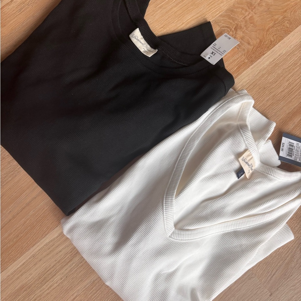 Universal Thread Black and White Tops NWT